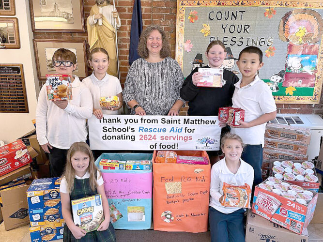 Saint Matthew’s student-run business aids backpack program